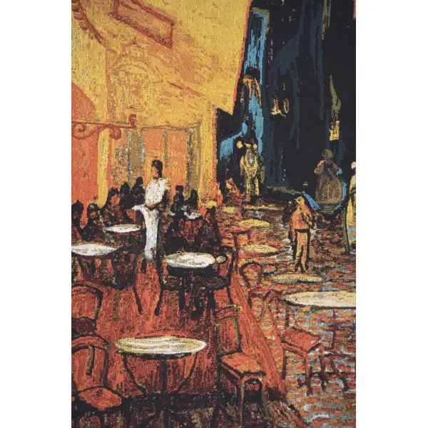 Cafe Terrace at Night by Van Gogh Belgian Tapestry Wall Hanging Shops & Cafe's