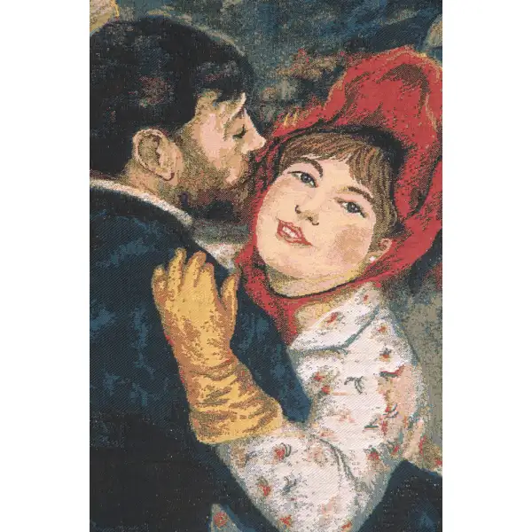 Dance In The Country by Renoir Belgian Tapestry Wall Hanging Romance & Myth Tapestries