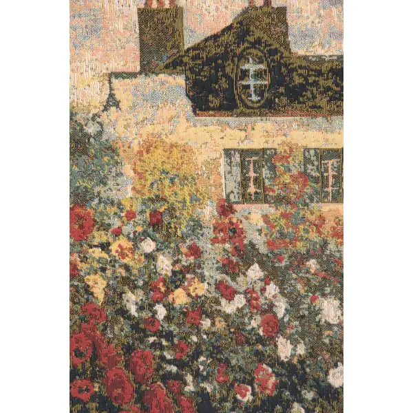 The House Of Claude Monet Belgian Tapestry Wall Hanging Italian Scenery Tapestries