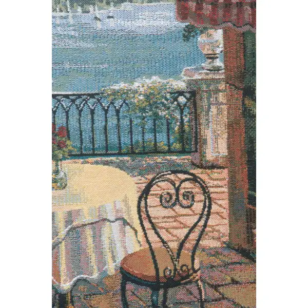 Terrasse Mini Belgian Tapestry Wall Hanging Shops & Cafe's