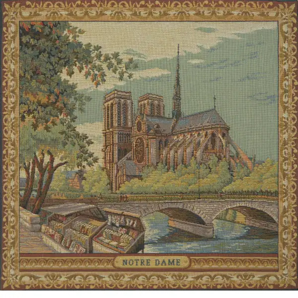 Notre Dame French Couch Pillow Cushion Famous Places