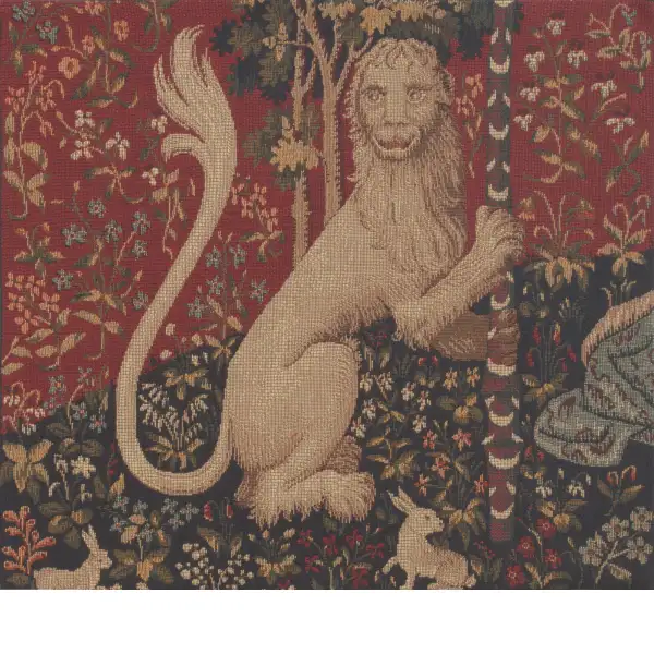 The Lion French Couch Pillow Cushion | Close Up 1