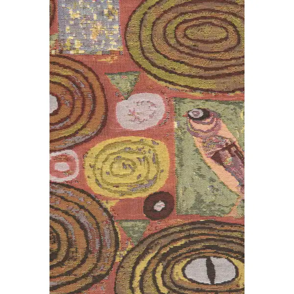Klimt's Fulfillment Belgian Tapestry Throw