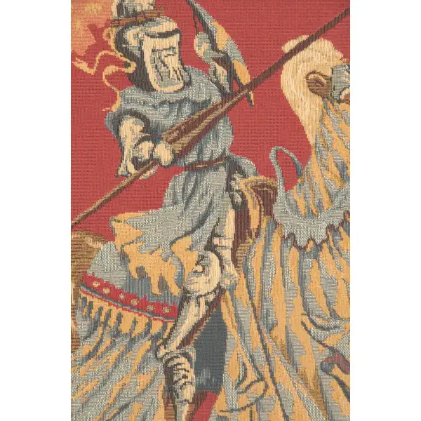 Blue Knight tapestry pillows