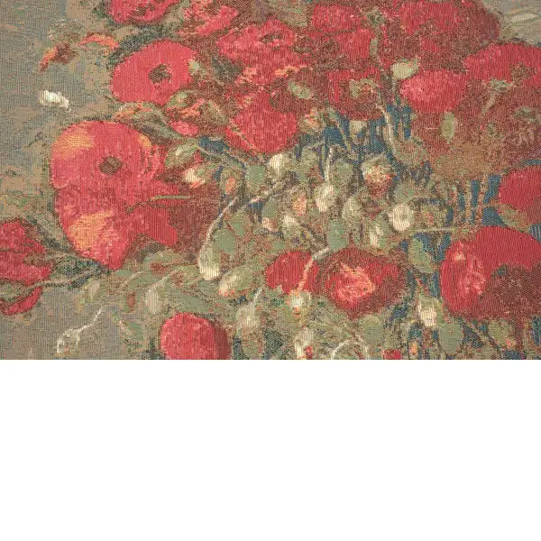 Van Gogh Poppies tapestry pillows