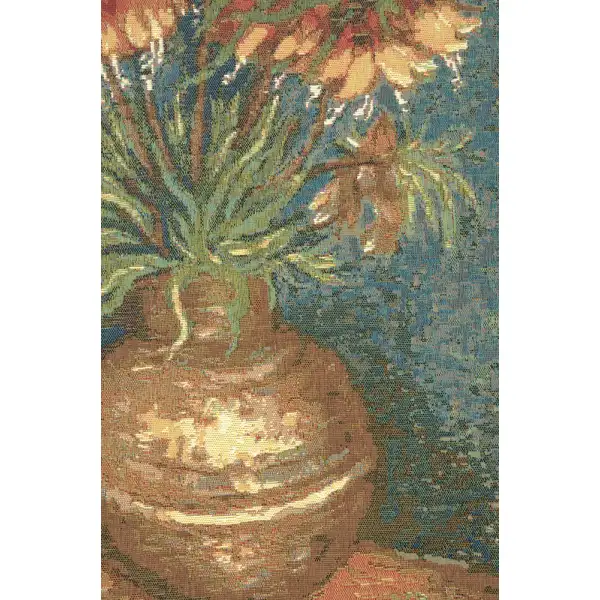 Van Gogh Lilies French Wall Tapestry Floral Bouquet Tapestries