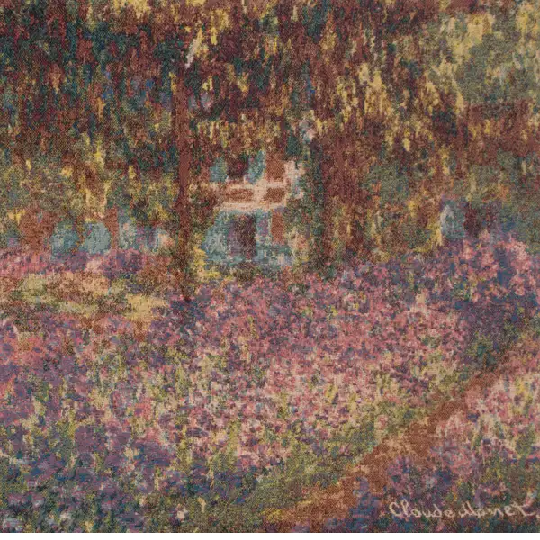 Monet's Iris Garden Belgian Cushion Cover Floral Cushions