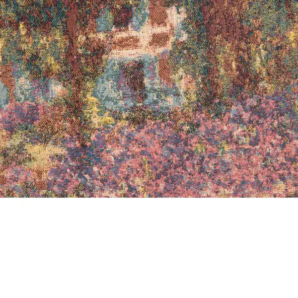 Monet's Iris Garden Belgian Cushion Cover | Close Up 2