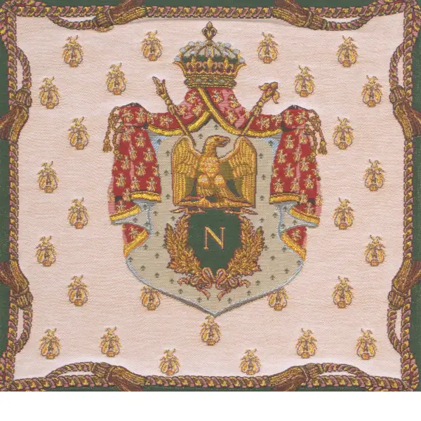 Napoleon Crest Belgian Cushion Cover Crest & Court of Arms