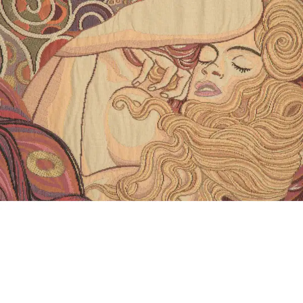 Sleeping Danae by Klimt Italian Tapestry 18th & 19th Century Tapestries