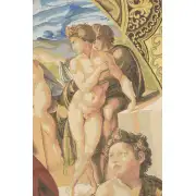 Sacred Family Italian Tapestry - 53 in. x 53 in. Cotton/Viscose/Polyester by Michelangelo | Close Up 2