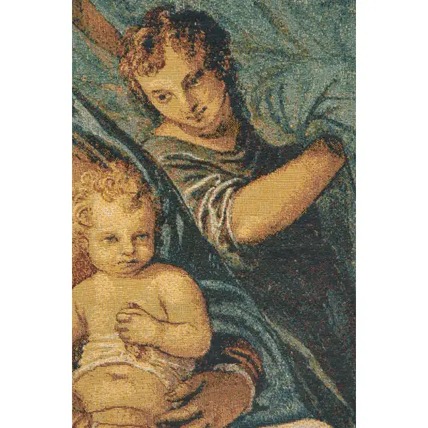Madonna della Pappa Italian Tapestry Religious Tapestries