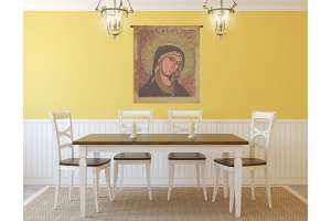 Madonna Di Montegergine Italian Tapestry