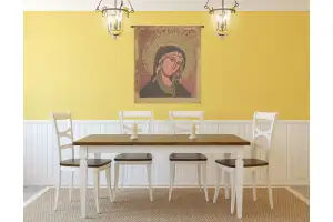 Madonna Di Montegergine Italian Tapestry