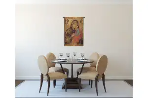 Greek Madonna Italian Tapestry