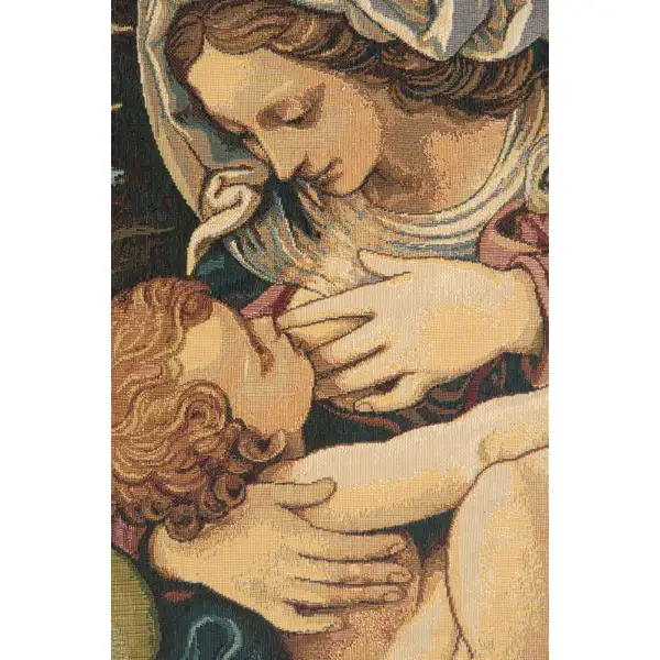 Madonna del Cuscino Italian Tapestry Madonna & Saint Tapestries