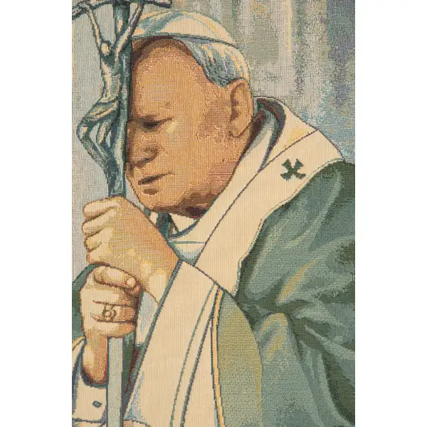Pope John Paul II  Italian Tapestry Madonna & Saint Tapestries