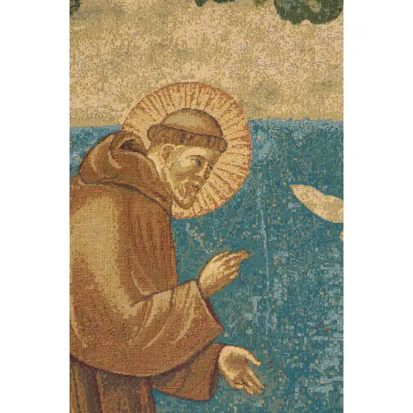St. Francis Preaching to the Birds european tapestries
