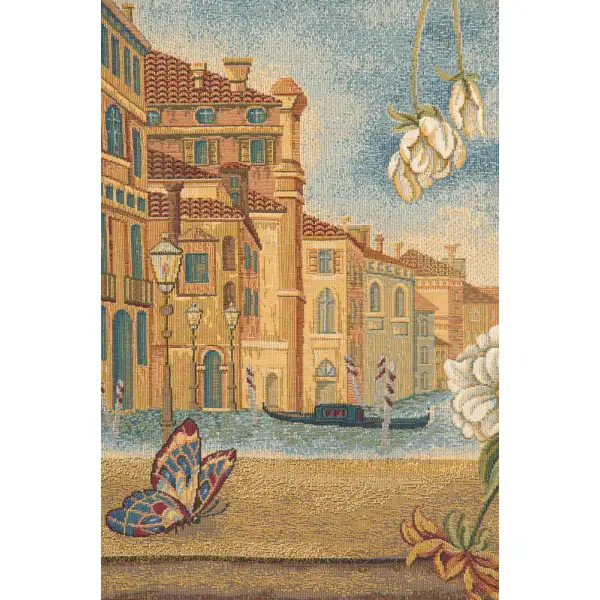 Venice Balcony with Flowers wall art european tapestries