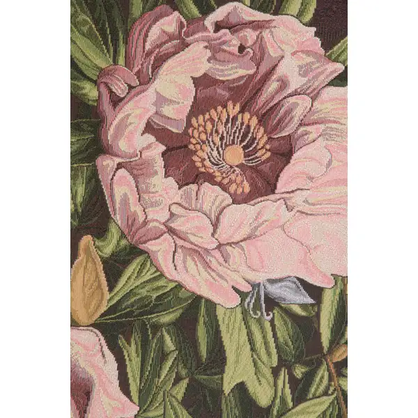 Pink Peonies Italian Tapestry Floral & Still Life Tapestries