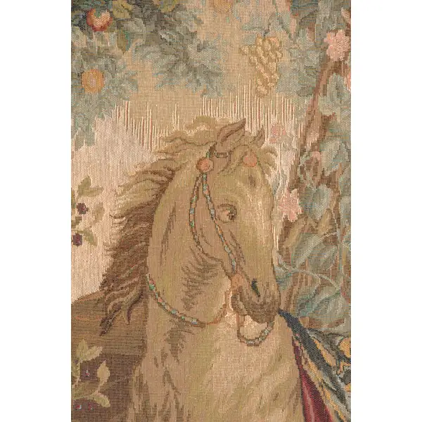 Le Point Deau Cheval  French Wall Tapestry Animal & Wildlife Tapestries