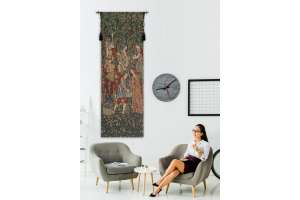 Vendage Portiere, Right Side European Tapestry Wall Hanging