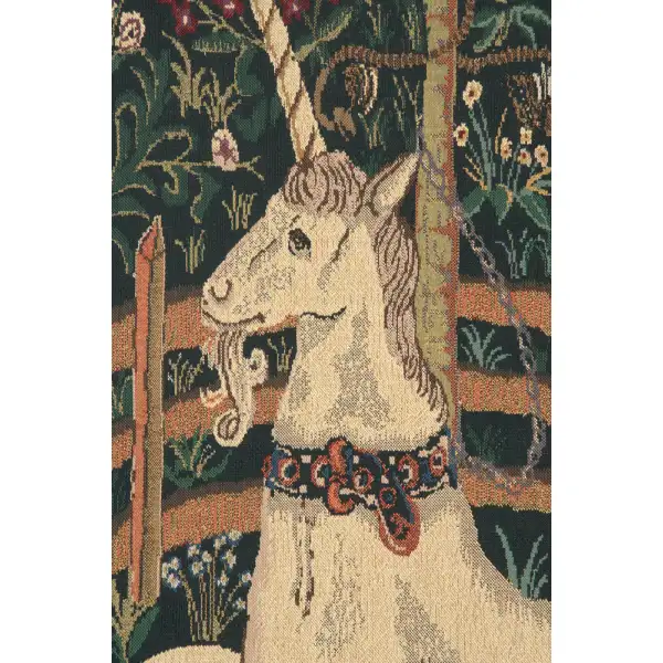 Unicorn In Captivity II (With Border) european tapestries