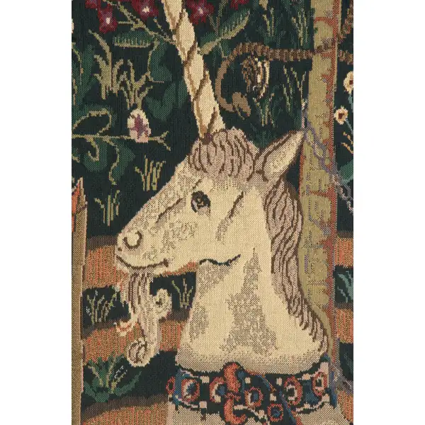 Unicorn In Captivity II  Belgian Tapestry Unicorn Tapestries