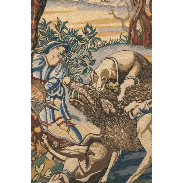 Hunt of the Boar Belgian Tapestry Hunting Tapestries