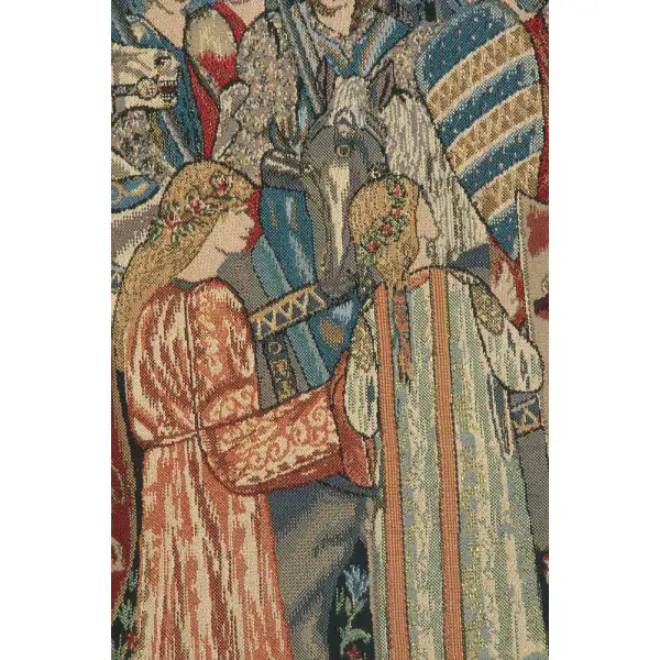 Knights Departure  wall art european tapestries