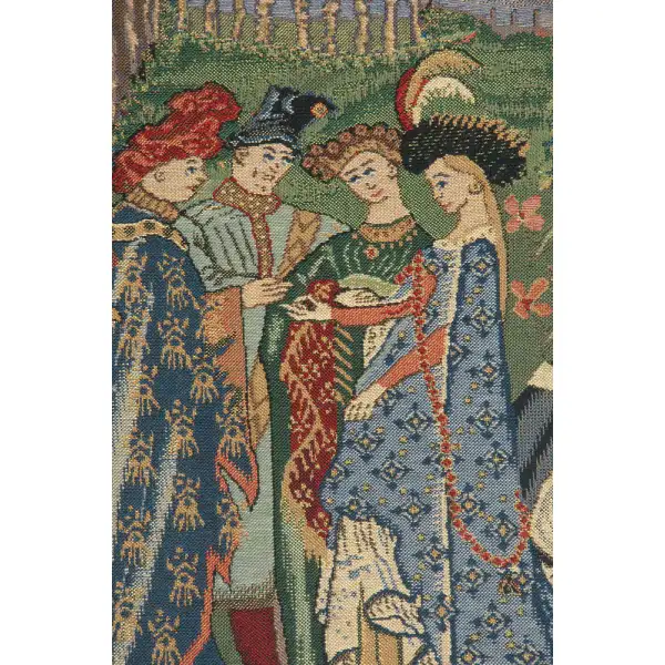 Duke De Berry Belgian Tapestry Noble & Knight Tapestries
