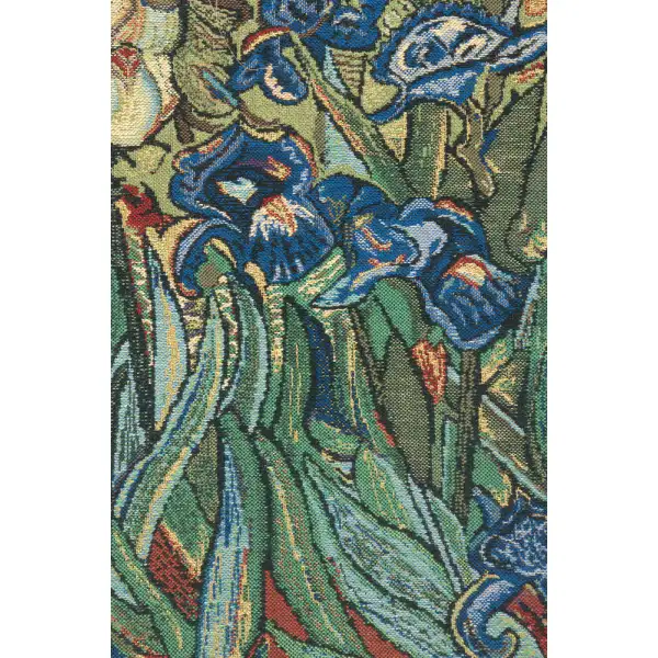 Les Iris Belgian Tapestry Modern Floral Tapestries