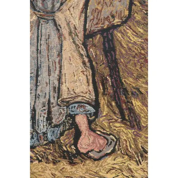 Van Gogh's Flax Harvest wall art european tapestries