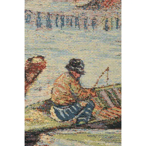Van Gogh Fishing in the Spring  Belgian Tapestry Coastal Dwelling Tapestries