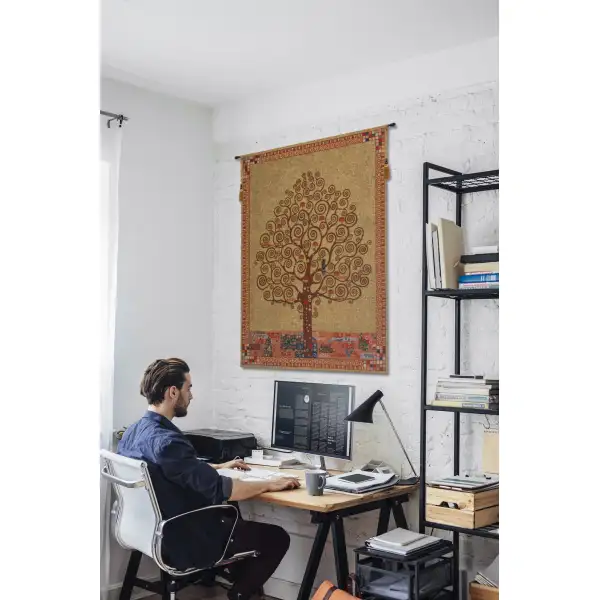 Klimt's Tree Of Life Tapestry