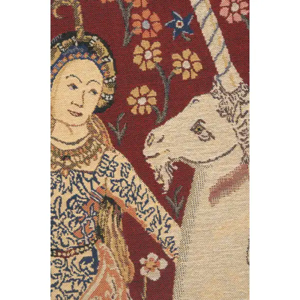 La Vue ( With Loops) Belgian Tapestry The Lady and the Unicorn Tapestries