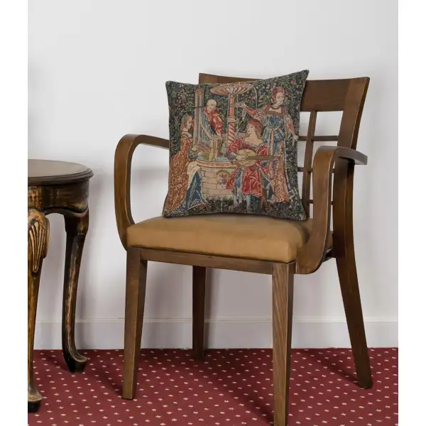 The Concert Belgian Cushion Cover Tapestry Cushions