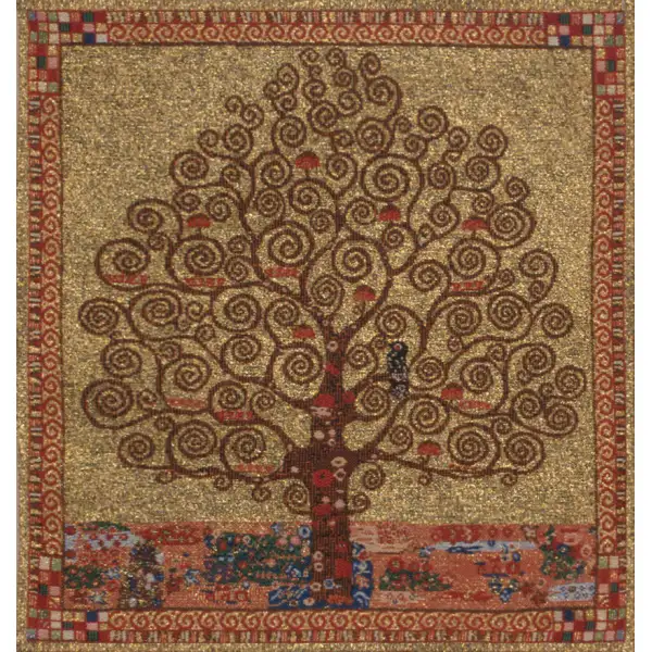 Klimt Tree of Life I Belgian Cushion Cover Tree of life