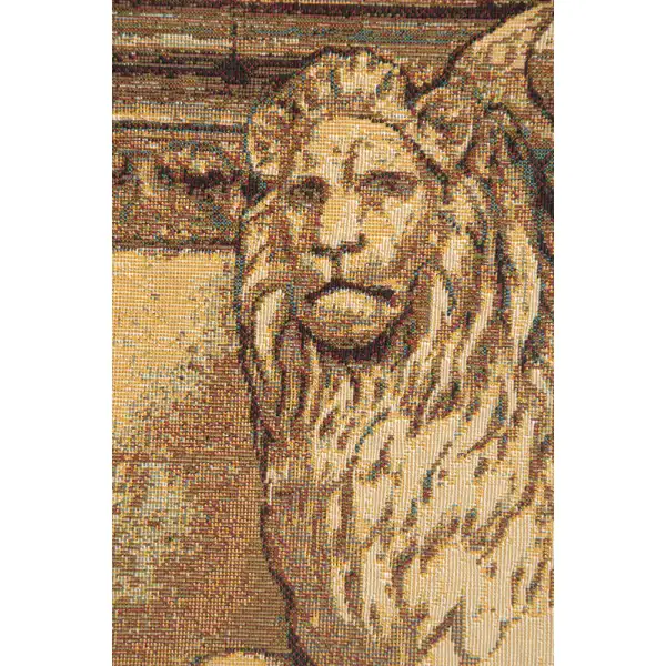 Lion with Books european tapestries