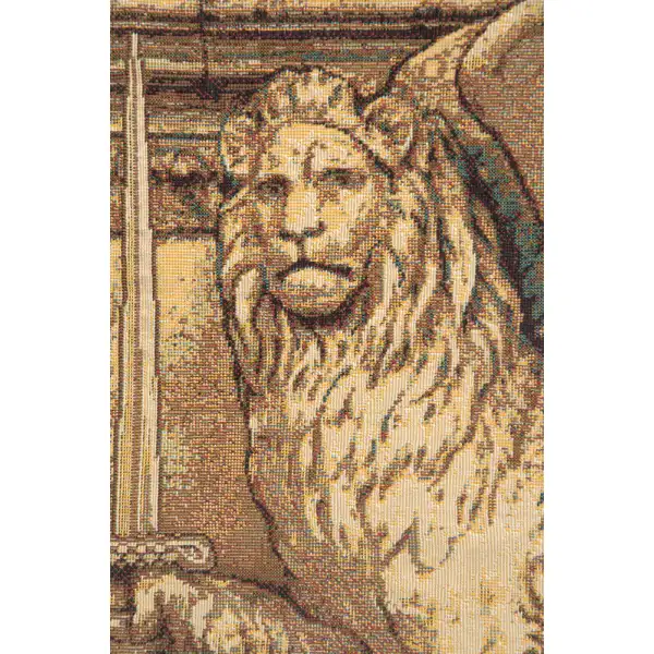 Lion with Sword european tapestries