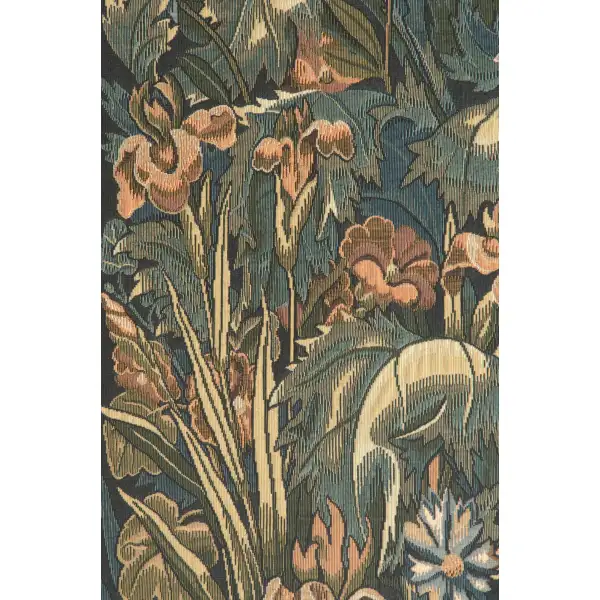 Iris Greenery Belgian Tapestry Wall Hanging Verdure Oudenaarde Tapestries