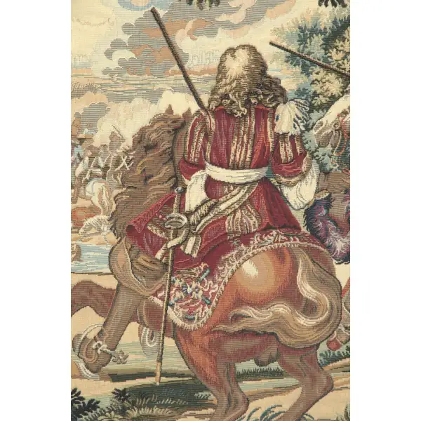 Le Roi Soleil Belgian Tapestry Wall Hanging Battles & Tournaments