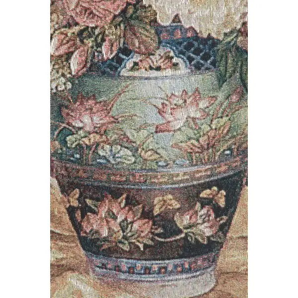 Oriental Splendor Fine Art Tapestry Floral Bouquet Tapestries