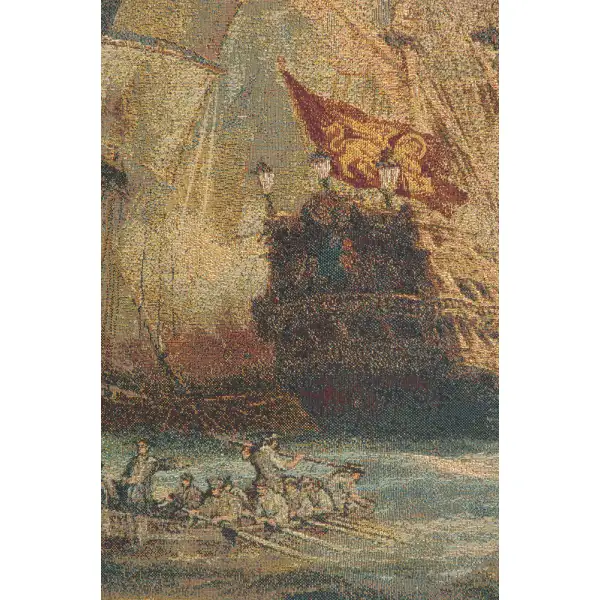 Naval Battle Italian Tapestry Battles & Tournaments