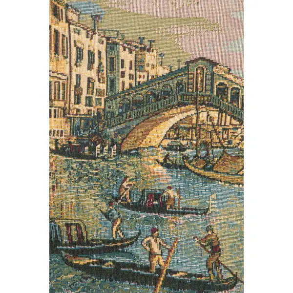 The Rialto Bridge Grand Canal Small Italian Tapestry Coastal Dwelling Tapestries