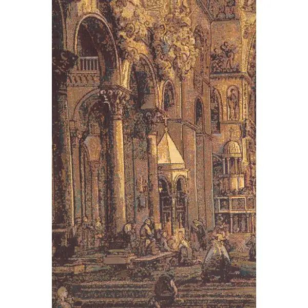 Inside San Marco european tapestries