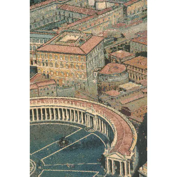 St. Peters Square Italian Tapestry Castle & Architecture Tapestries