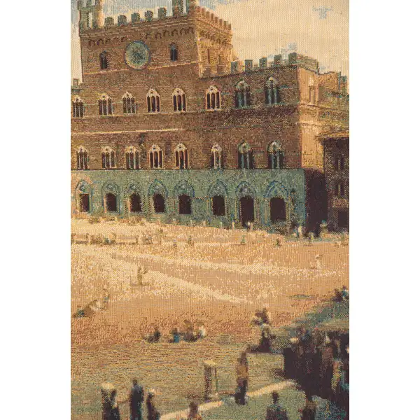 Siena Square Italian Tapestry Famous Places
