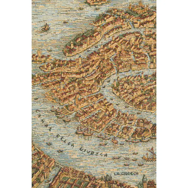 Ancient Map of Venice Horizontal european tapestries
