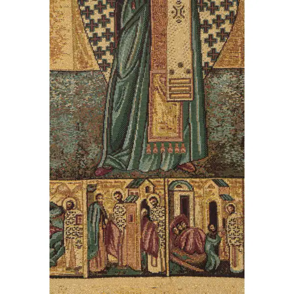 Saint Nicholas with Lurex european tapestries